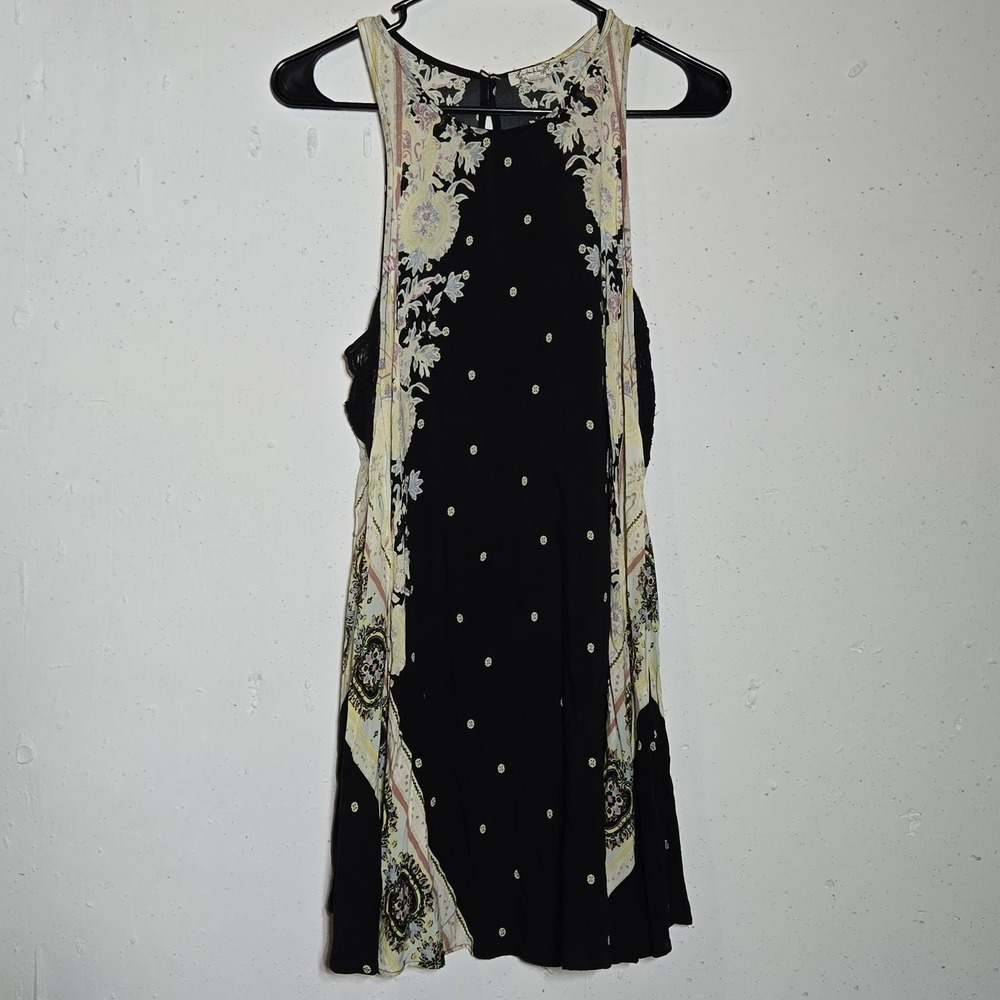 Intimately Free People Darjeeling Printed Mini Slip Dress Medium Floral Boho